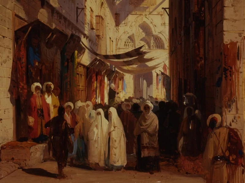 Cairo, moschea di Hassan, 1844